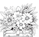 329 Vintage Flower Objects