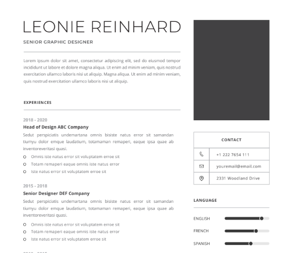 Professional CV Resume Vol.16