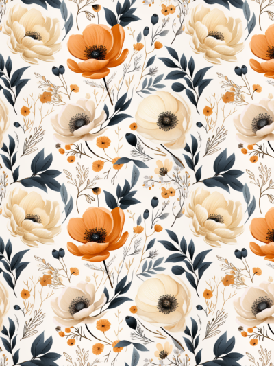 beige wild flowers
