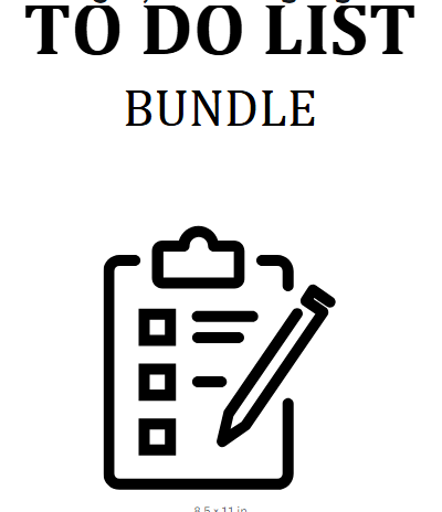 To Do List Bundle