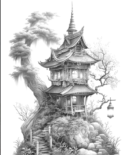 Japanese Style Fairy Houses