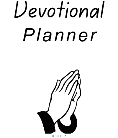 Devotional Planner