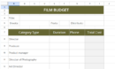 Film budget.xlsx