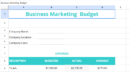 Business Marketing Budget Template.xlsx