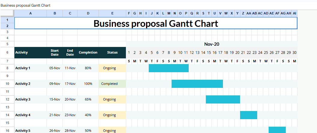 Business proposal Gantt Chart.xlsx