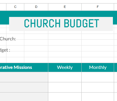 Church budget.xlsx