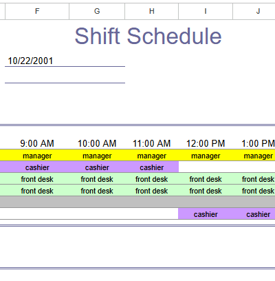 EMPLOYEE SHIFT SCHEDULE.XLT