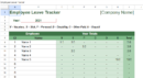 employee leave tracker.xlsx