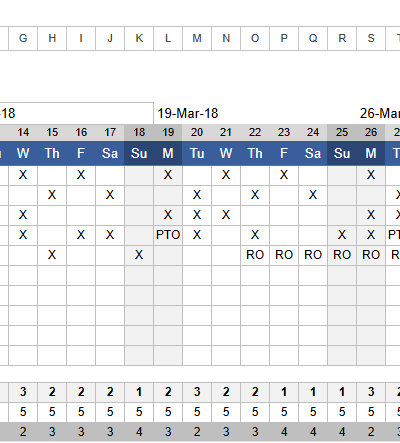 employee schedule.xlsx