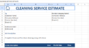 Cleaning Service Estimate Template.xlsx