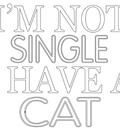 i am not single i have a cat