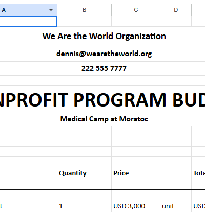 Free Nonprofit Program Budget Template.xlsx