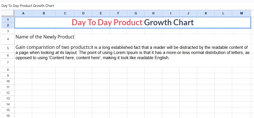 Day To Day Product Growth Chart letter.xlsx