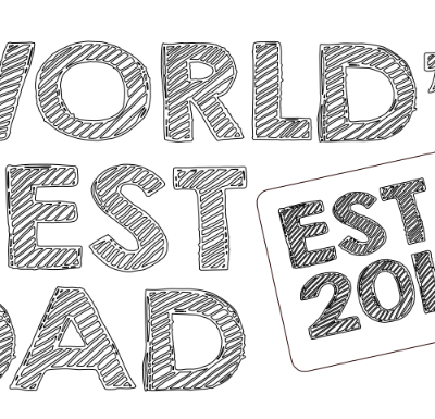 world is best dad est 2019,p