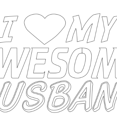 i love my awesome husband-q