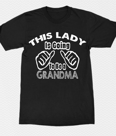 this lady is going to be a grandma.k