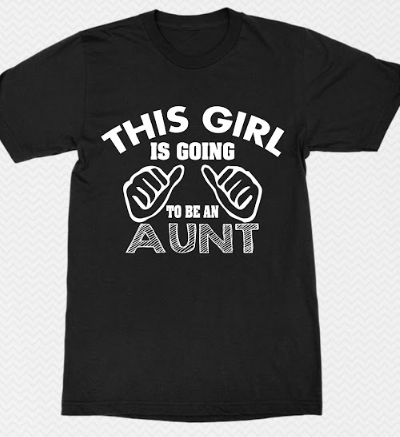 this girl is going to be an aunt