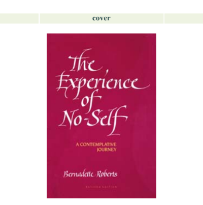 The Experience of No Self