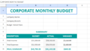 Corporate monthly budget template A4.xlsx