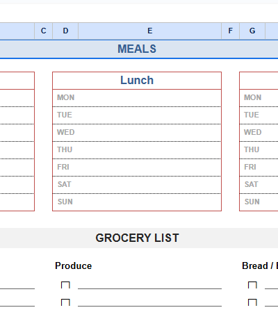 grocery list with meals categorized.xlsx