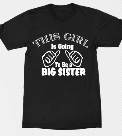 this girl is going to be a big sister