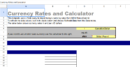 CURRENCY RATES AND CALCULAT.XLT