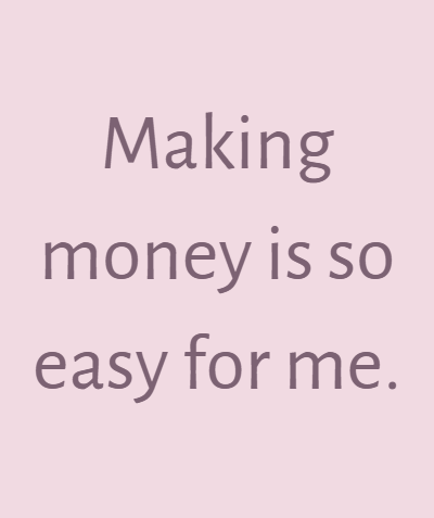 MONEY Affirmations