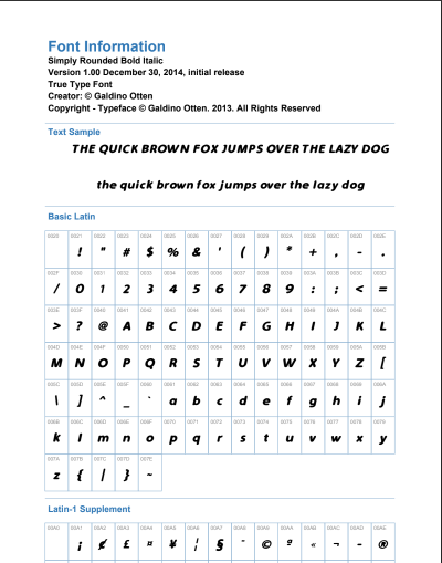 Simply Rounded Bold