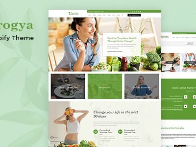 elements aarogya shopify health care store theme