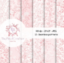 12 Floral Seamless Vector Pattern