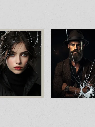 glass photoshop action