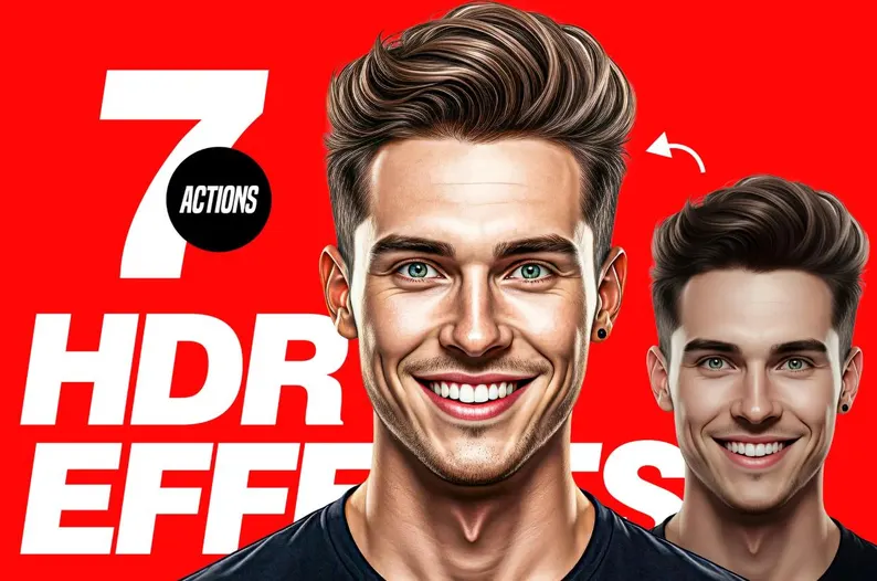 clown photoshop action