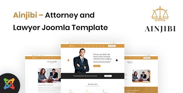 elements ainjibi attorney and lawyer joomla template
