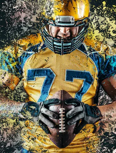 dispersion art photoshop action