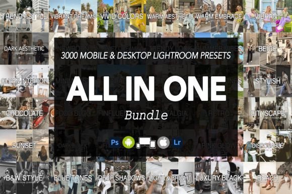 3000 Lightroom Presets Mobile & Desktop