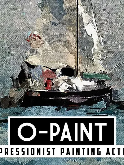 oil painting photoshop action Graphic