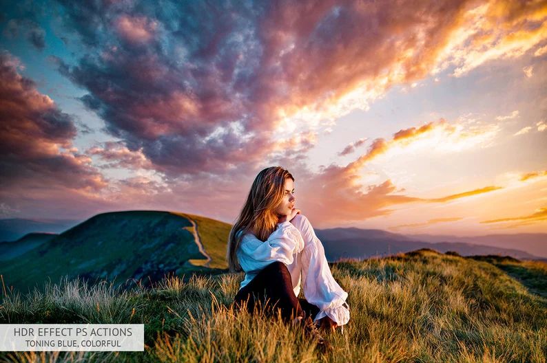 portrait hdr photoshop action