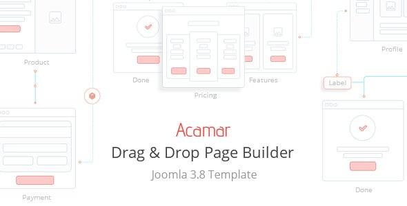 elements acamar tiled layout responsive joomla template