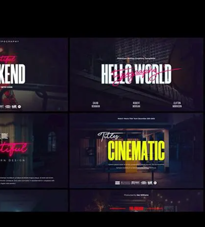 Cinematic Titles