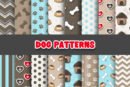 Dog Digital Paper Patterns