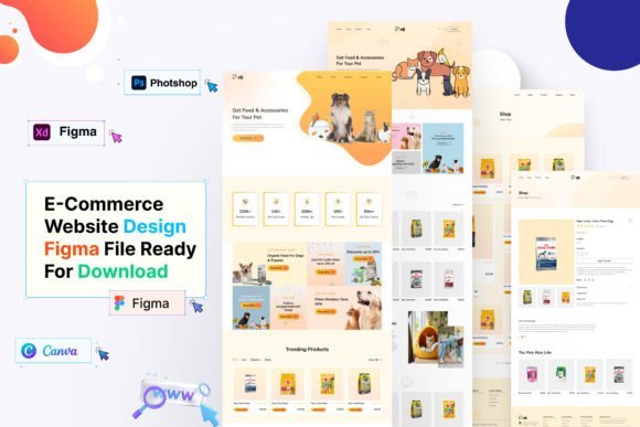 Pet E-commerce Website Figma Design