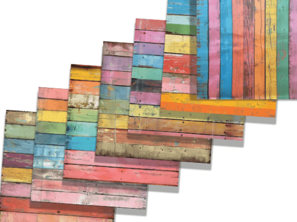 Retro Wooden Timber Grain Paper Patterns