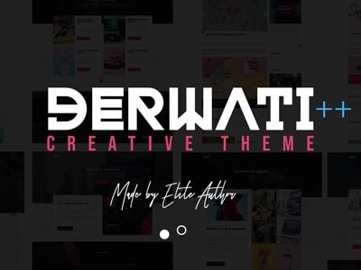 elements derwati trendy creative portfolio theme