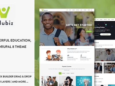 elements edubiz powerful education courses drupal