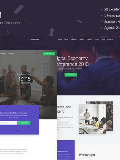 elements eventium responsive event wordpress theme