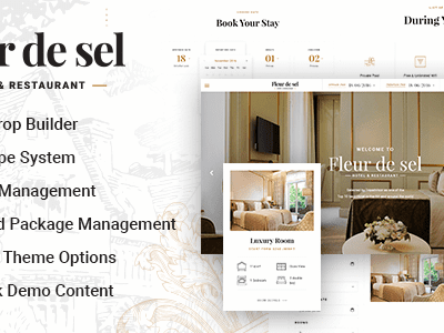 elements fleurdesel hotel booking wordpress theme
