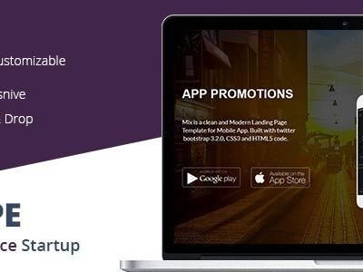 elements hype startup unbounce landing page