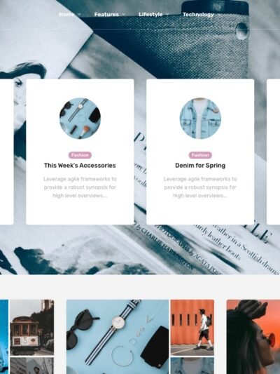 elements linx wordpress blog magazine theme