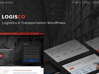 elements logisco logistics transportation wordpress