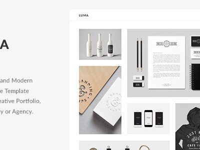 elements luma creative muse template